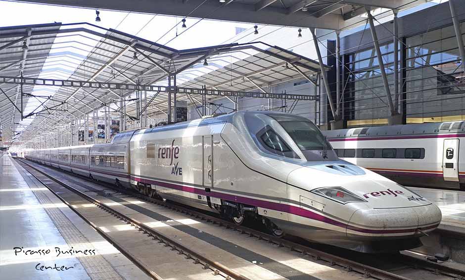 Barcelona a les 6:01h, Madrid a les 2:55h amb Tren d'alta velocitat AVE Renfe Barcelona-Madrid-Màlaga