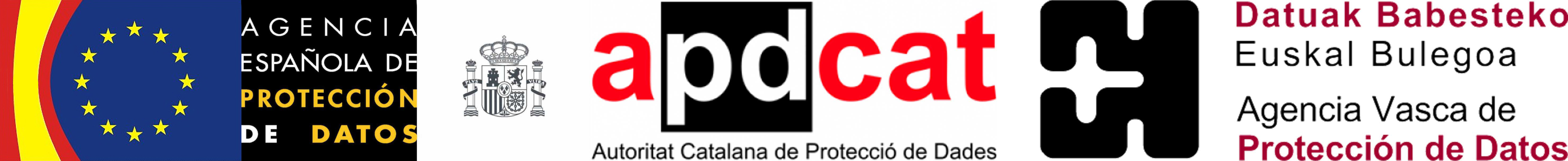 Logo Agència Espanyola de Protecció de Dades, Autoritat Catalana de Protecció de Dades i Datuak Babesteko Euskal Bulegoa